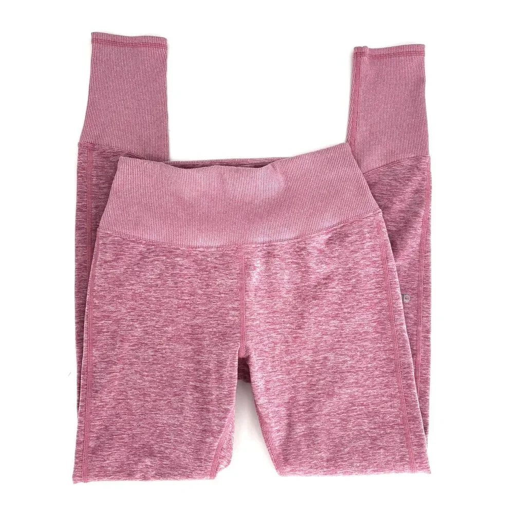 Alo Yoga High Waist Alosoft Lounge Legging In Pink Heather Size Medium
